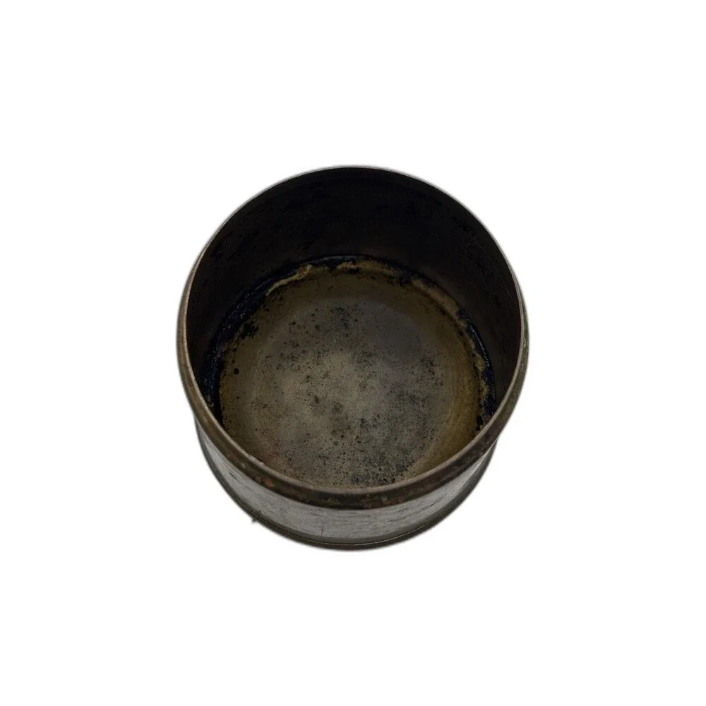 Vintage Brass Humidor Or Match Safe. Heco A Mano Chile Which Means Handmade